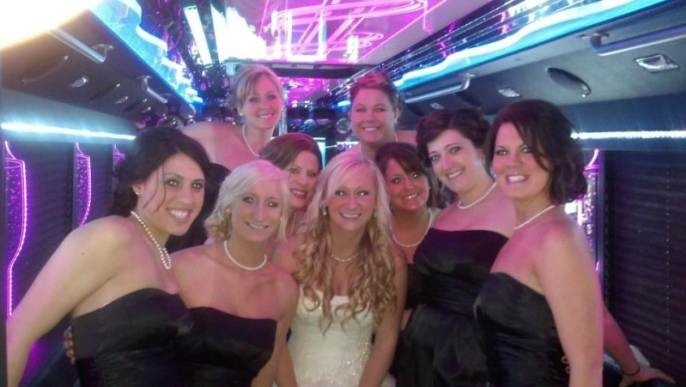 Happy customers enjoying luxury limousine service from www.logisticscenterhub.pro in a memorable experience.